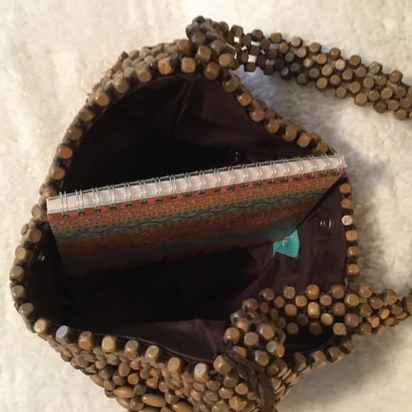 The Sak Wooden Bead Shoulder Bag - Picture 3 of 4